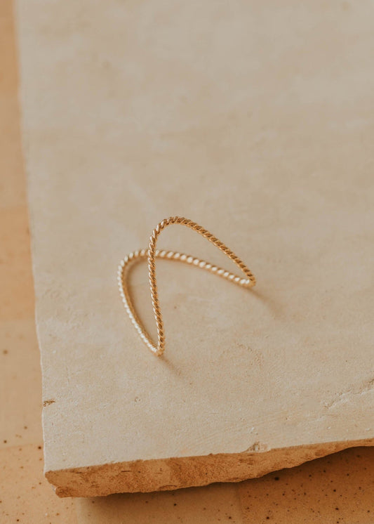 Twisted Swell Ring