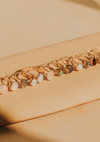 An Intentional Gemstone Ring Stacking Guide: Stack Week 2025