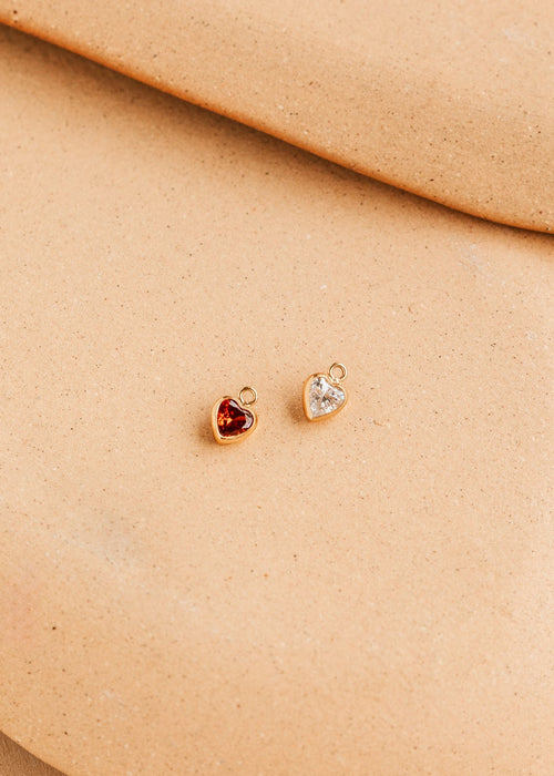 CZ Heart Charm