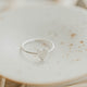 tiny heart stacking ring sterling silver