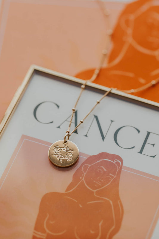 Cancer In Bloom Necklace