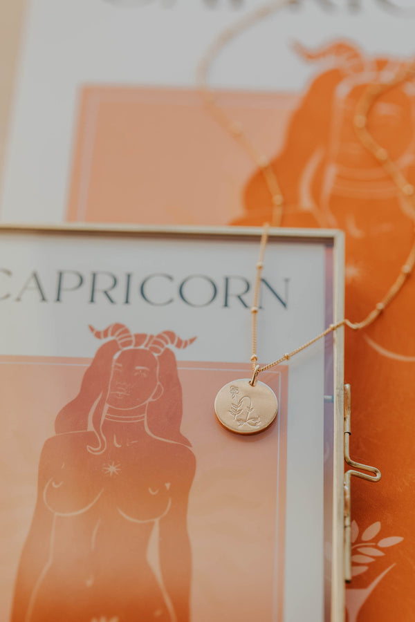 Capricorn In Bloom Necklace