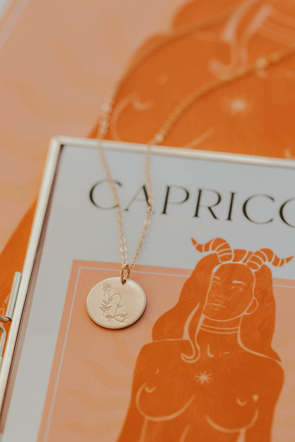 Capricorn In Bloom Necklace