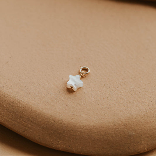 Mother of Pearl Star Charm
