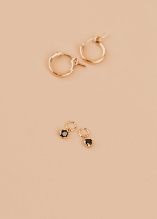 Black Magic Charms + Bold Hoops