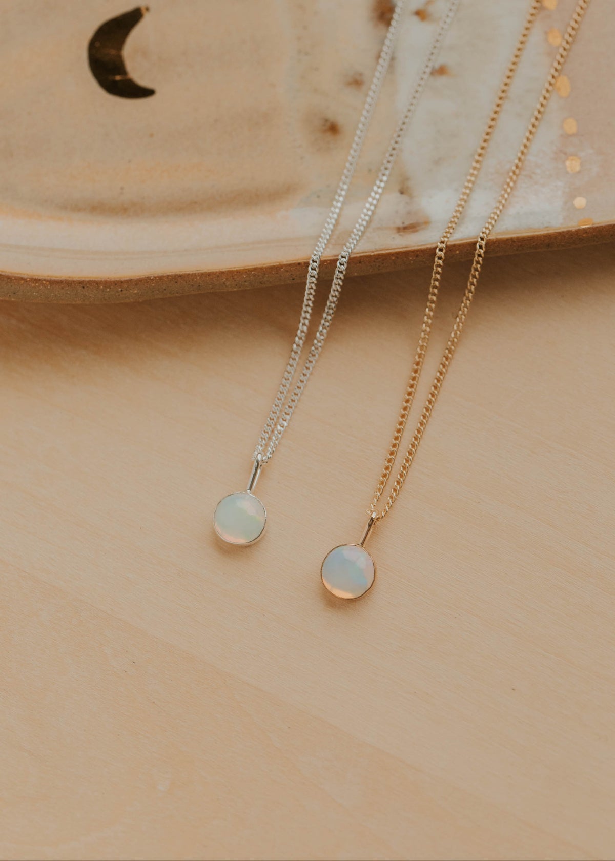 Moonbeam Pendant Necklace