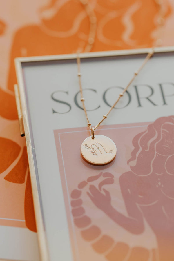 Scorpio In Bloom Necklace