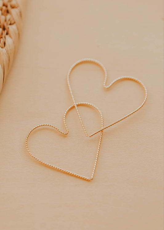 Twisted Open Heart Slides