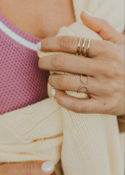 Twisted Revolve Ring