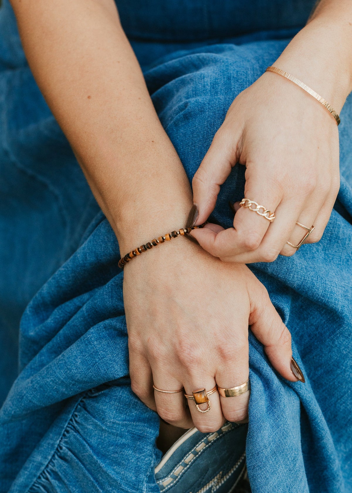 Clementine Beaded Bracelet