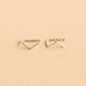 Tiny V Ear Climbers