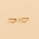 Tiny V Ear Climbers