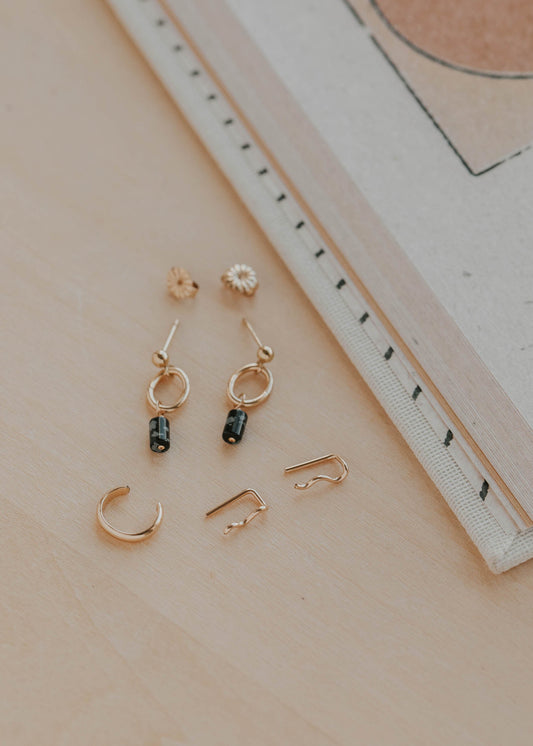 High Tide Earring Set - Gold