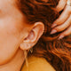 Twisted Double Up Ear Cuff