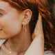 Twisted Double Up Ear Cuff