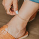 Patchwork Anklet