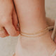 Patchwork Anklet