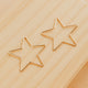 Hello Adorn Star Threader Earrings in 14kt Gold Fill shown flat with a polished background.